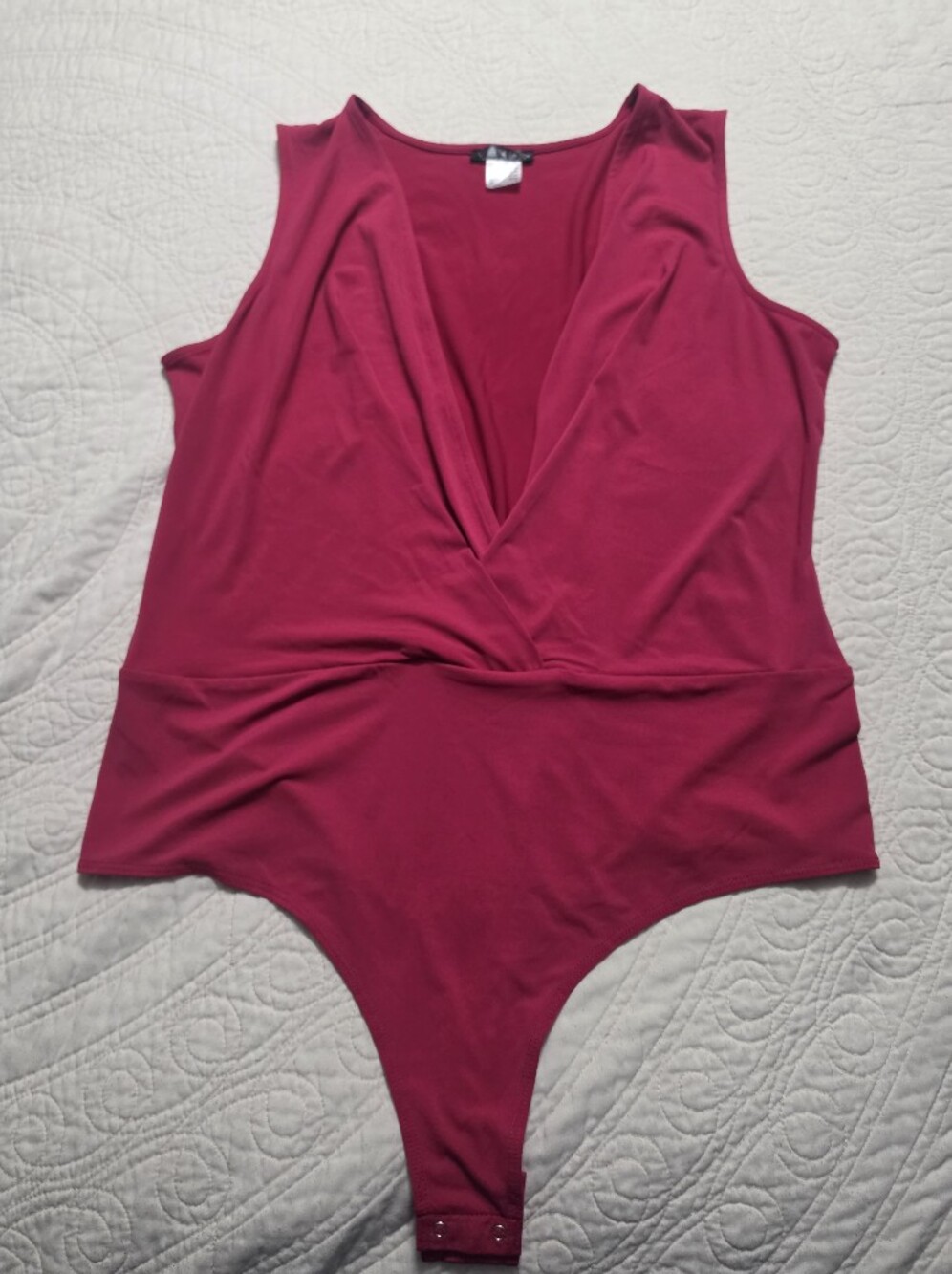 VENUS Magenta Twist-Front Body Suit